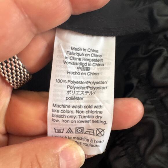 Madewell Drapey Paperbag Pants Black Pleated Button Front Zip High Rise Sz 6 - Picture 6 of 11